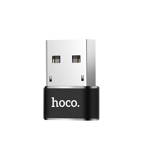 Adaptor Date si Incarcare USB-C - USB-A HOCO UA6, Negru
