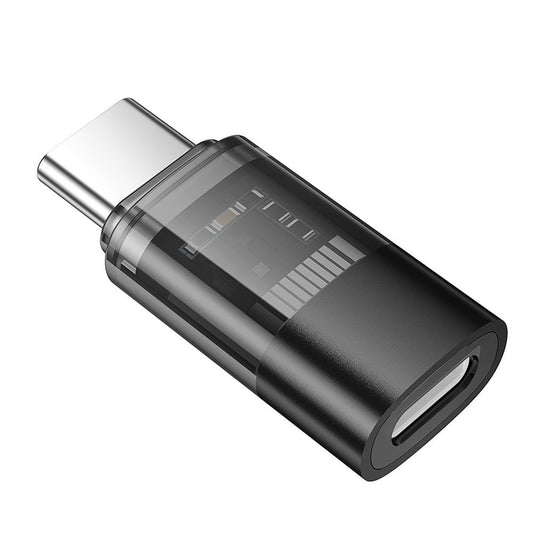 Adaptor Date si Incarcare Lightning - USB-C HOCO UA36D, Negru