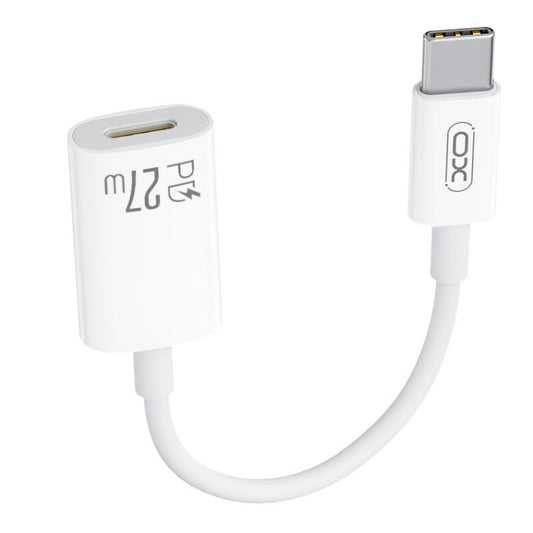Adaptor Date si Incarcare USB-C - Lightning XO Design NB-R268A, Alb