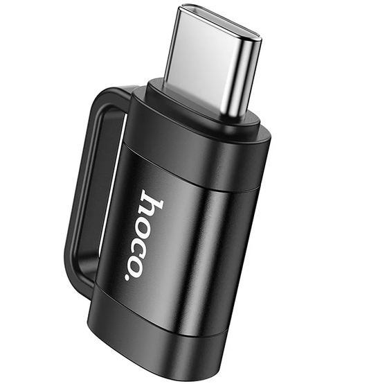 Adaptor Date si Incarcare Lightning - USB-C HOCO UA31E, Negru