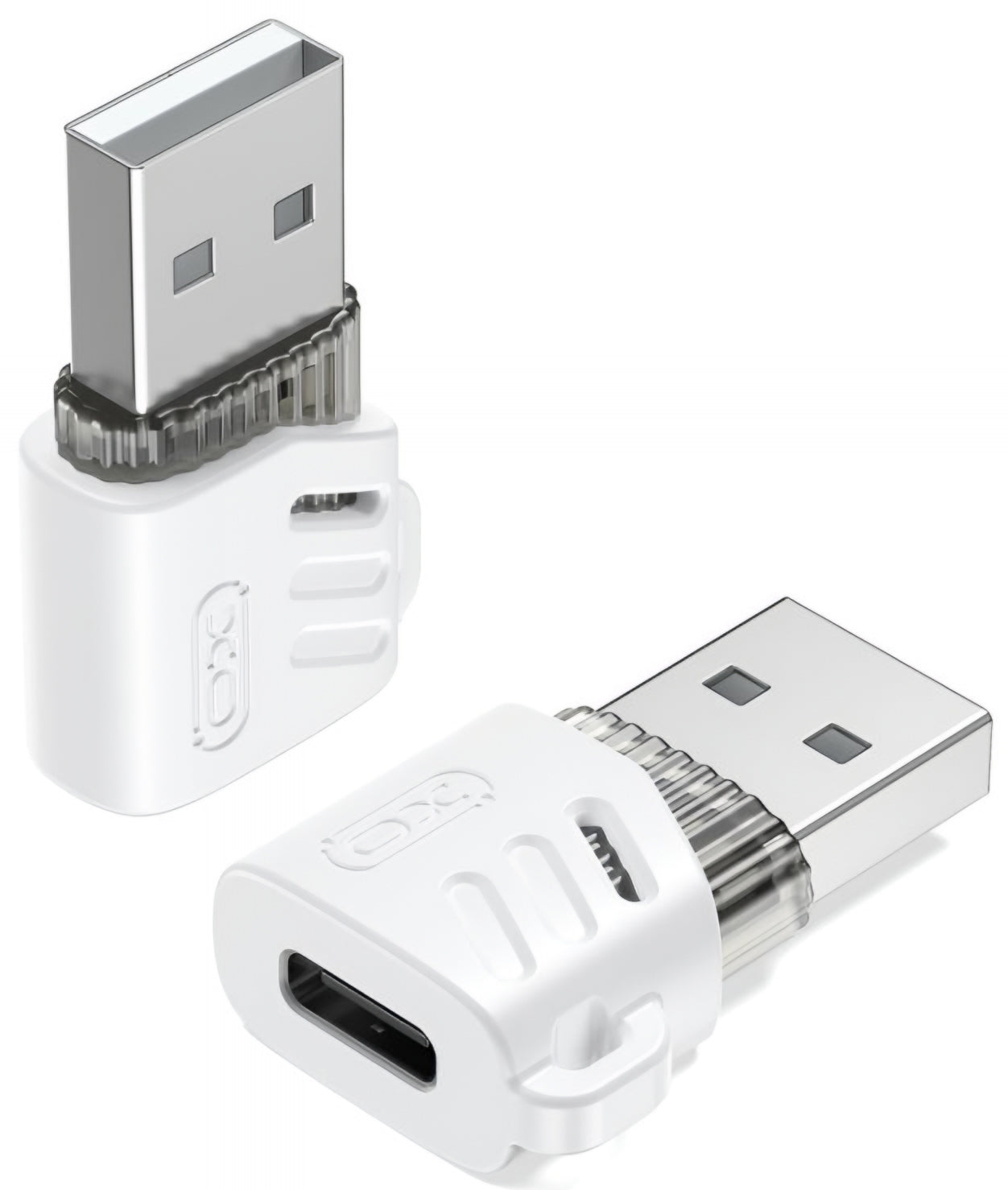 Adaptor Date si Incarcare USB-C - USB-A XO Design NB256D, Alb