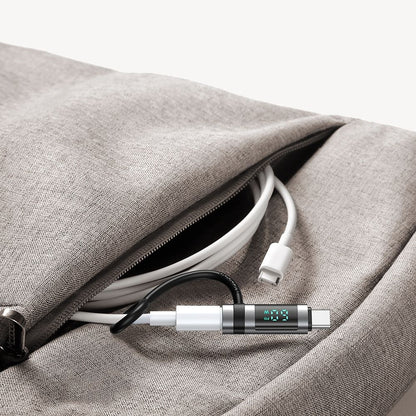 Adaptor Date si Incarcare Lightning - USB-C McDodo OT-0180 Pigeon Display, Negru