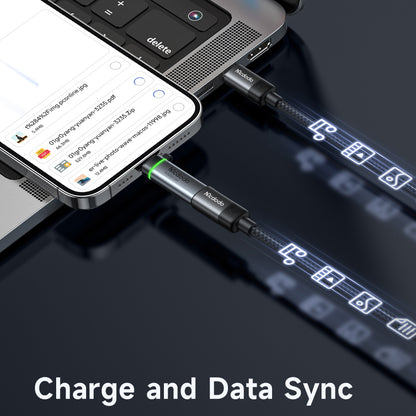 Adaptor Date si Incarcare Lightning - USB-C McDodo OT-6010 Power Off, Negru