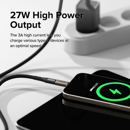 Adaptor Date si Incarcare Lightning - USB-C Ringke, Maro, Set 2 bucati