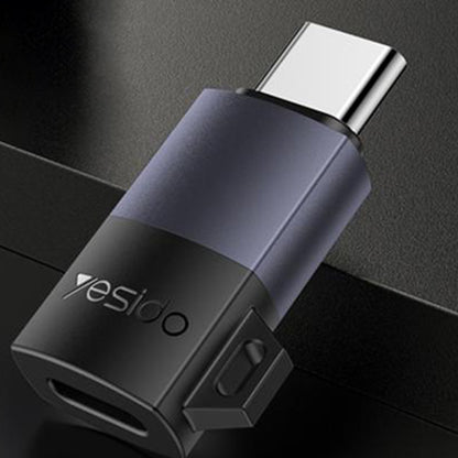 Adaptor Date si Incarcare Lightning - USB-C Yesido GS28, Gri