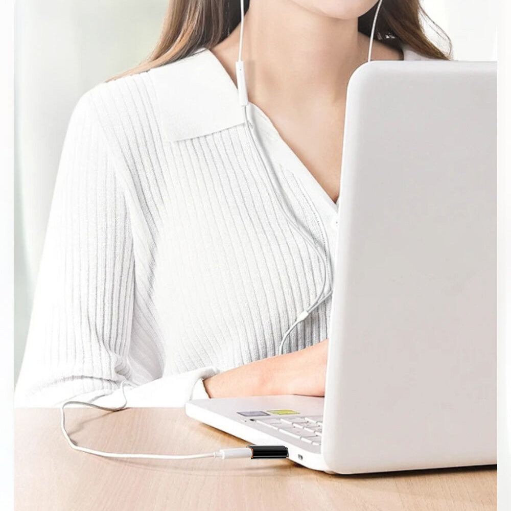 Adaptor Date si Incarcare USB-C - USB-A Techsuit A5 HyperPort, Negru Portocaliu