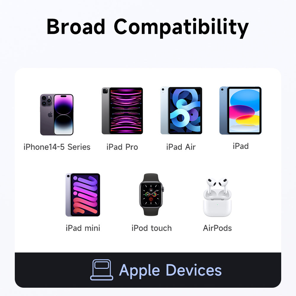 Adaptor Date si Incarcare USB-C - Lightning McDodo OT-2590 Power Off, Negru