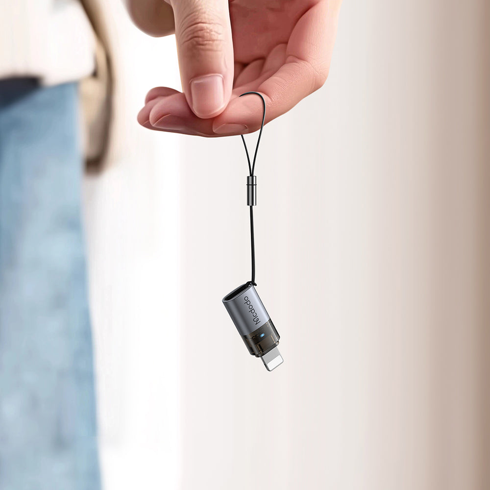 Adaptor Date si Incarcare USB-C - Lightning McDodo OT-7630, Negru