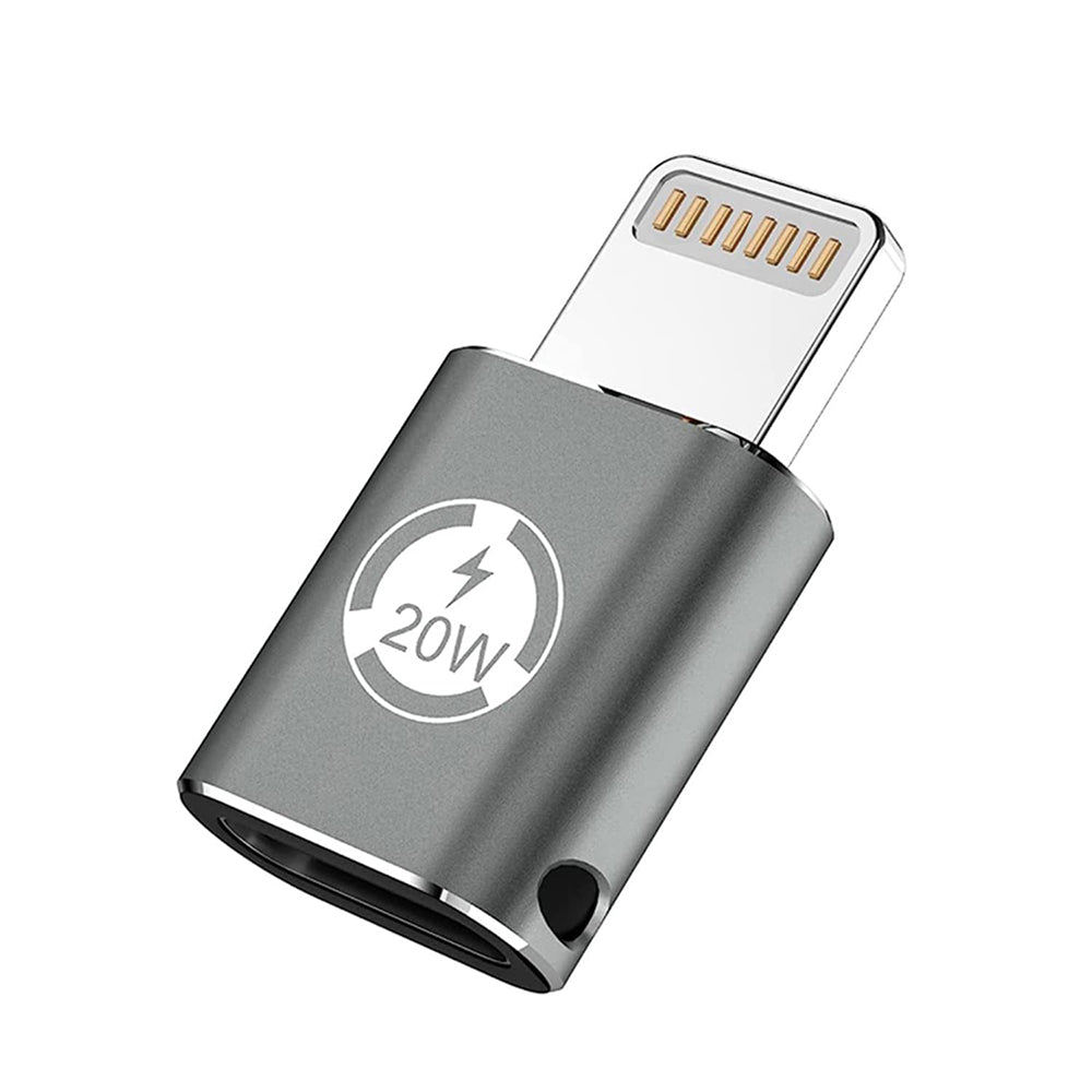 Adaptor Date si Incarcare USB-C - Lightning Techsuit A11 TitanCoreX, Gri