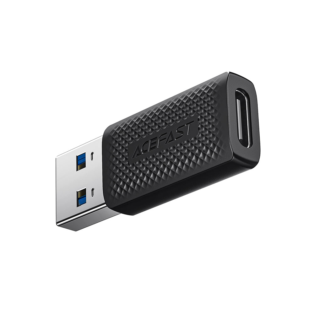 Adaptor Date si Incarcare USB-C - USB-A Acefast J2, Negru
