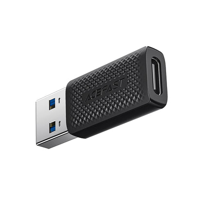 Adaptor Date si Incarcare USB-C - USB-A Acefast J2, Negru