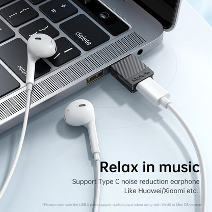 Adaptor Date si Incarcare USB-C - USB-A McDodo OT-6970, Negru