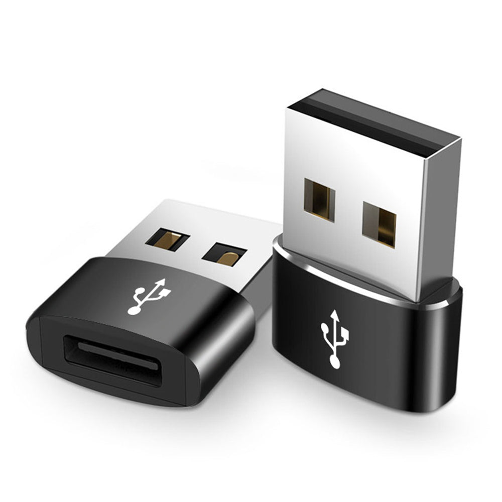 Adaptor Date si Incarcare USB-C - USB-A Techsuit, Negru