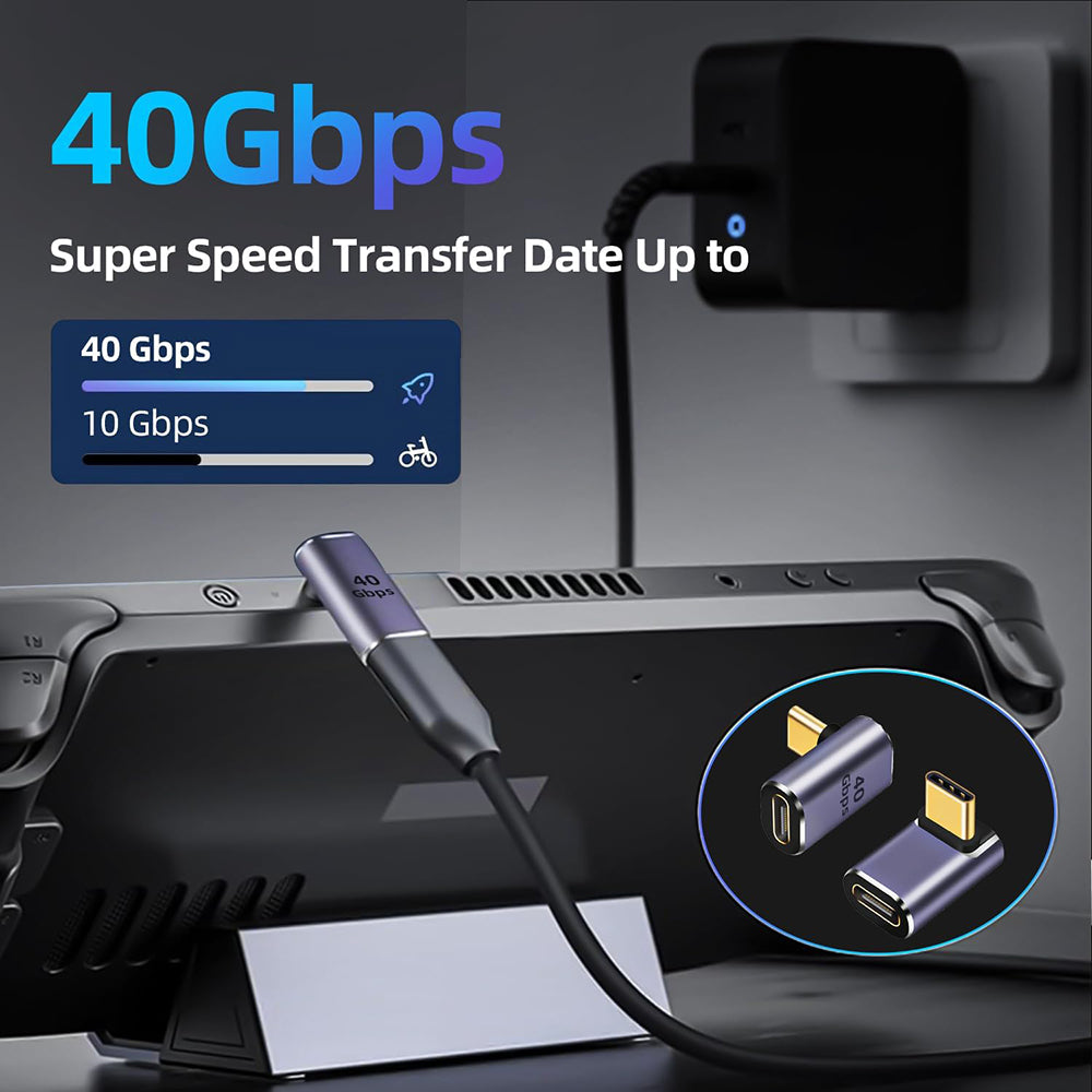 Adaptor Date si Incarcare USB-C - USB-C Techsuit A12 TitanCoreX, Gri