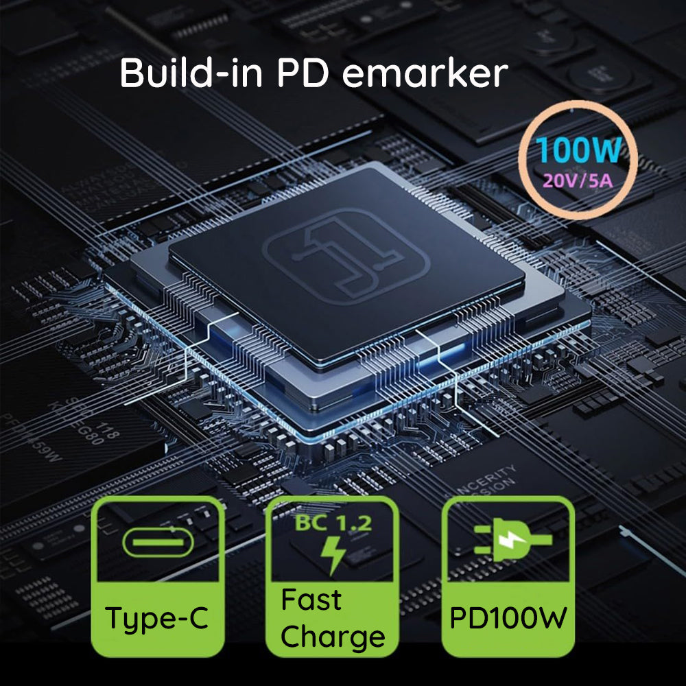 Adaptor Incarcare Techsuit LaptopPlugX A22, DC - USB-C, Gri
