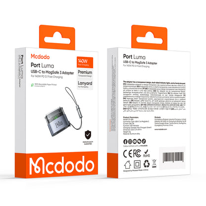 Adaptor Incarcare USB-C - MagSafe 3 McDodo OT-8850, Negru