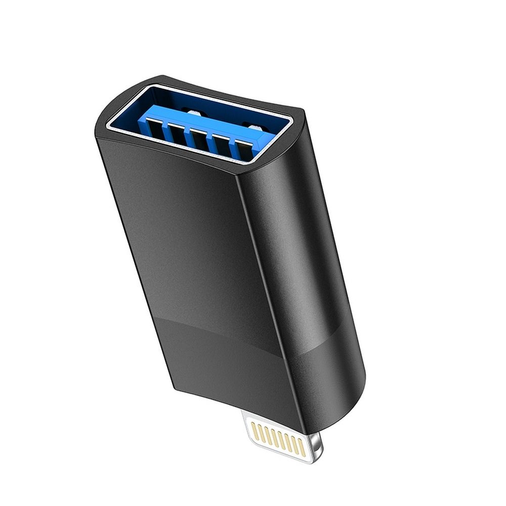 Adaptor OTG Lightning - USB-A HOCO UA17, Negru