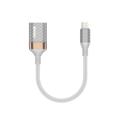 Adaptor OTG Lightning - USB-A BWOO BZ70, Gri