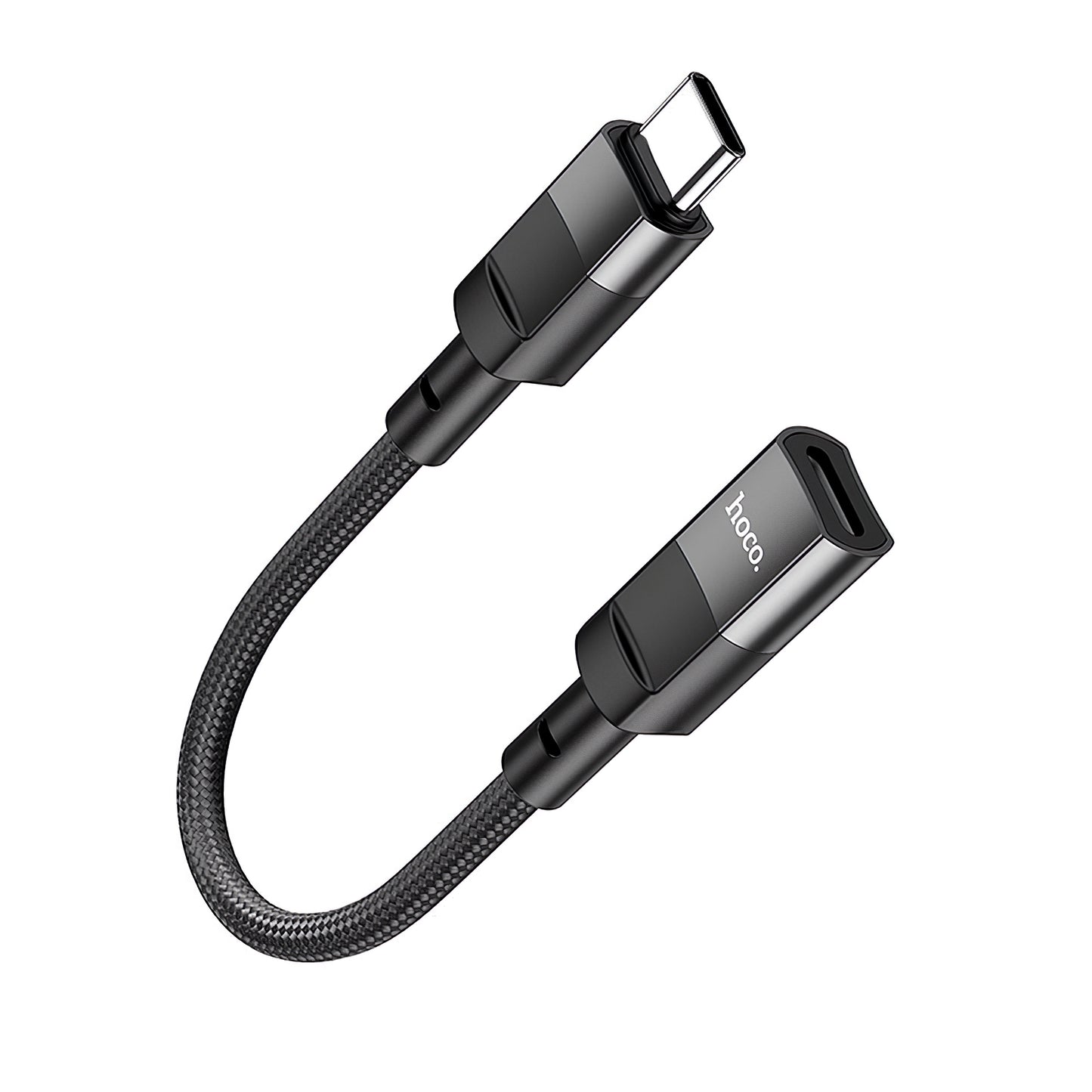 Adaptor OTG USB-C - Lightning HOCO U107, 0.1m, Negru