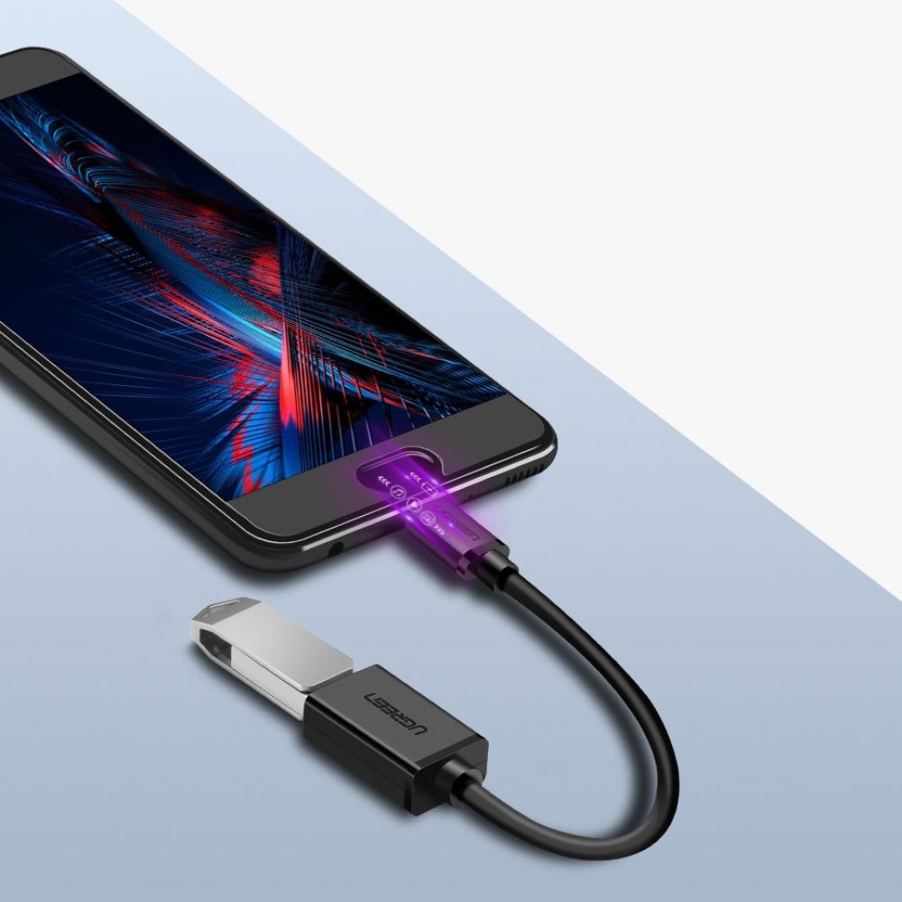 Adaptor OTG USB-C - USB-A UGREEN US154, Negru