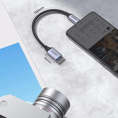 Adaptor OTG USB-C - USB-A UGREEN US378 (70889), Gri