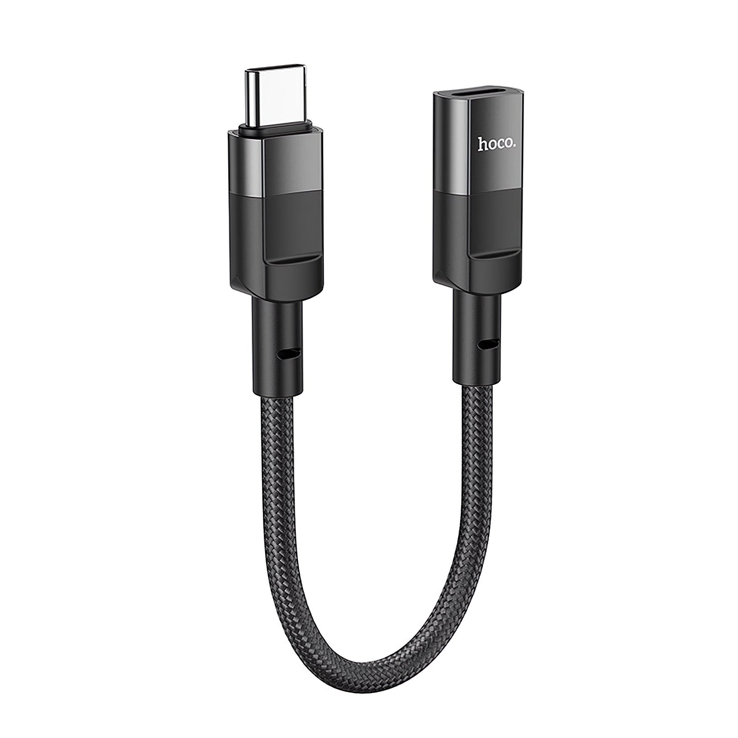 Adaptor OTG USB-C - Lightning HOCO U107, 0.1m, Negru