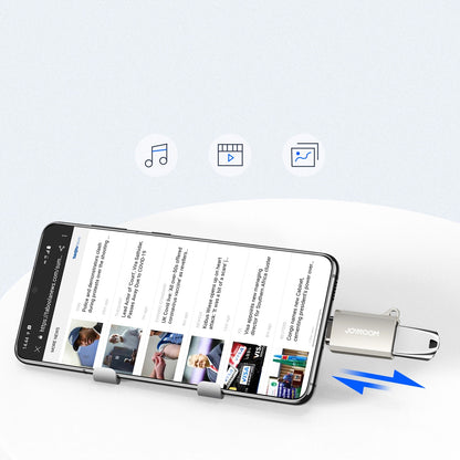 Adaptor OTG USB-C - USB-A Joyroom S-H151, Argintiu