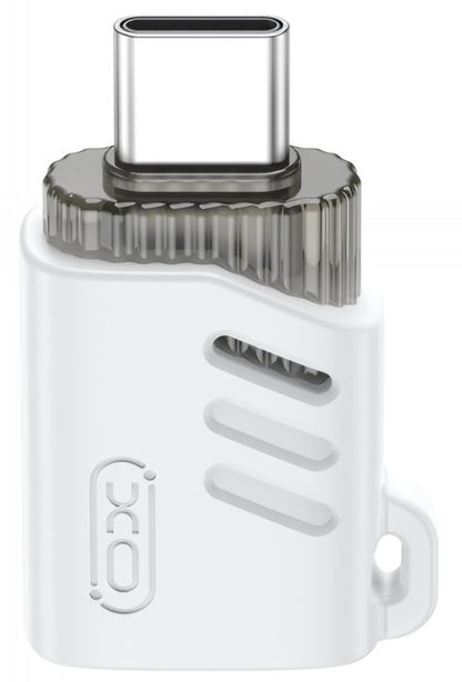 Adaptor OTG USB-C - USB-A XO Design NB256B, Alb