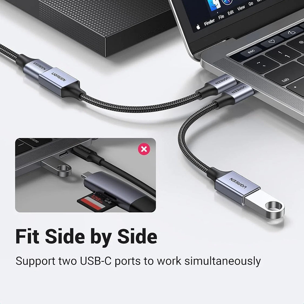 Adaptor OTG USB-C - USB-A UGREEN US378 (70889), Gri