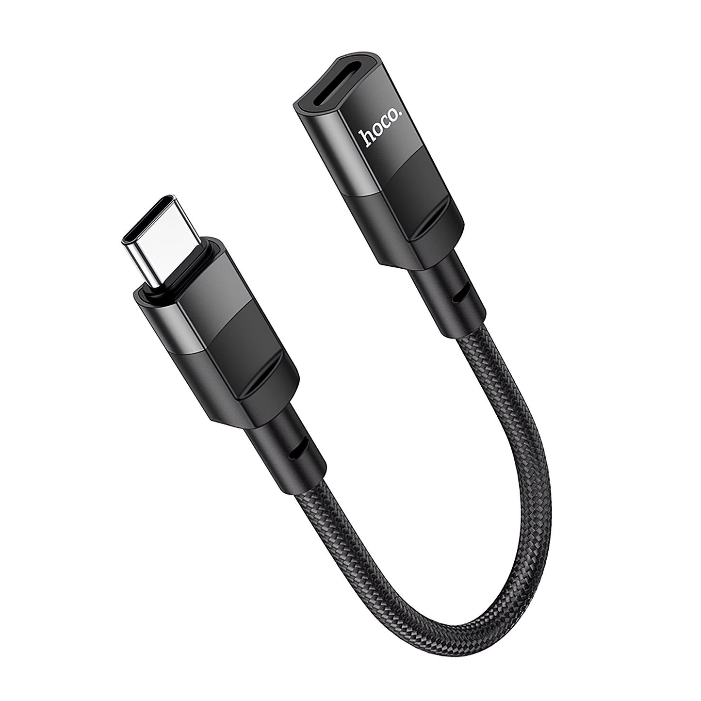 Adaptor OTG USB-C - Lightning HOCO U107, 0.1m, Negru