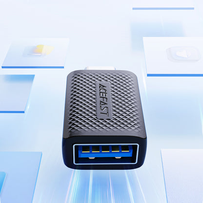 Adaptor OTG USB-C - USB-A Acefast J1, Negru