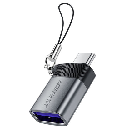 Adaptor OTG USB-C - USB-A Acefast J7, Gri