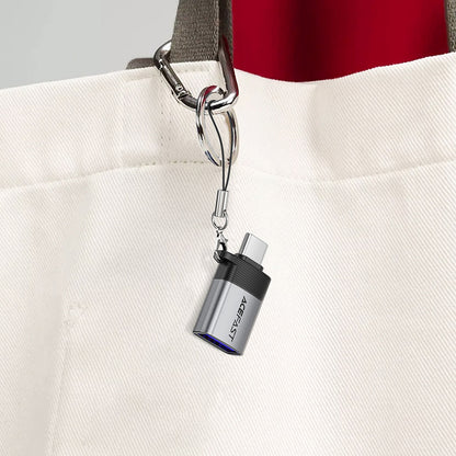 Adaptor OTG USB-C - USB-A Acefast J7, Gri