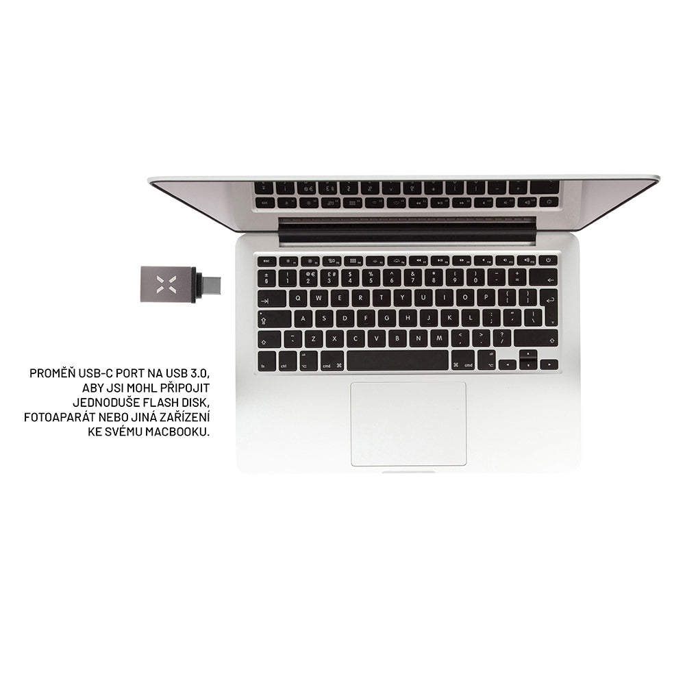 Adaptor OTG USB-C - USB-A Fixed, Gri