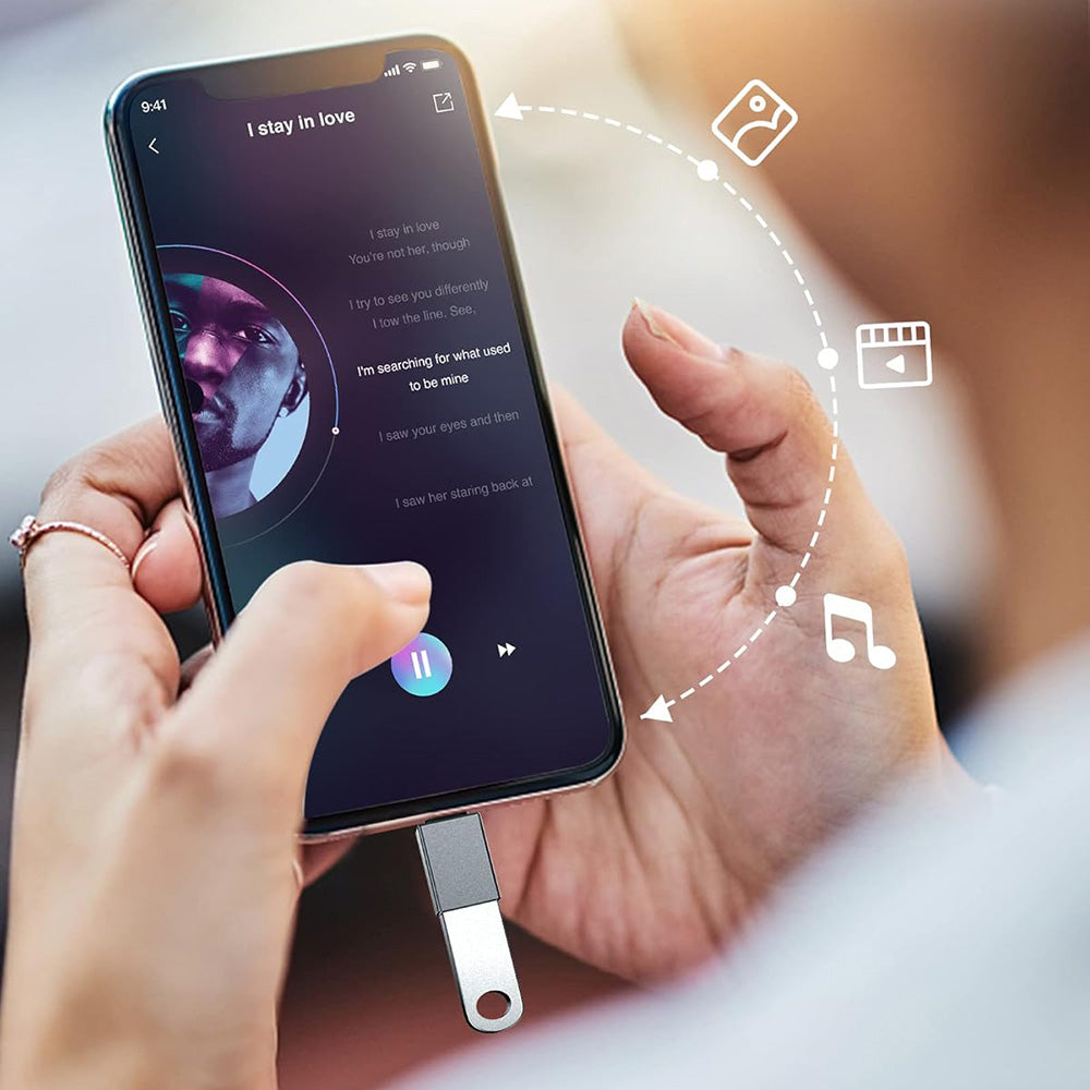 Adaptor OTG USB-C - USB-A Techsuit A8 SlateVolt, Gri