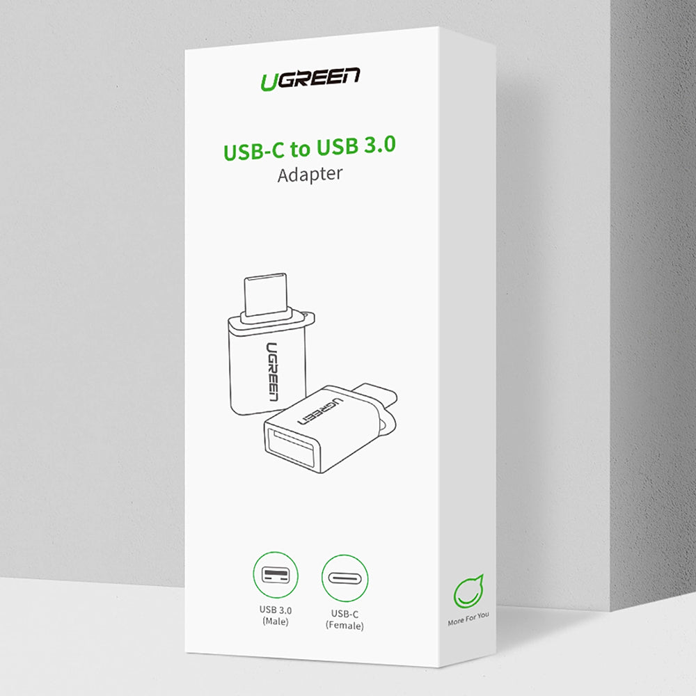 Adaptor OTG USB-C - USB-A UGREEN US270 (50283), Gri