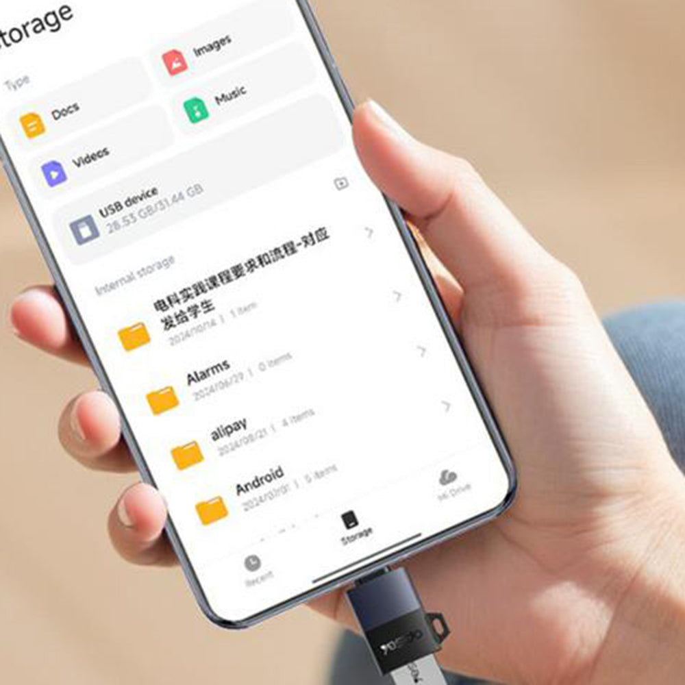Adaptor OTG USB-C - USB-A Yesido GS31, Gri
