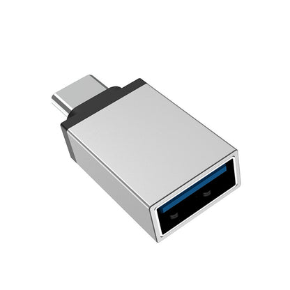 Adaptor OTG USB-A - USB-C Borofone BV3, Argintiu