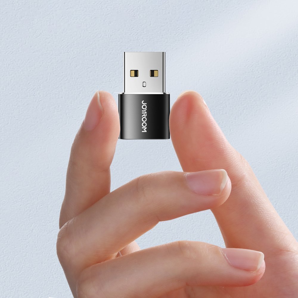Adaptor Date si Incarcare USB-C - USB-A Joyroom S-H152, Set 2 bucati, Negru