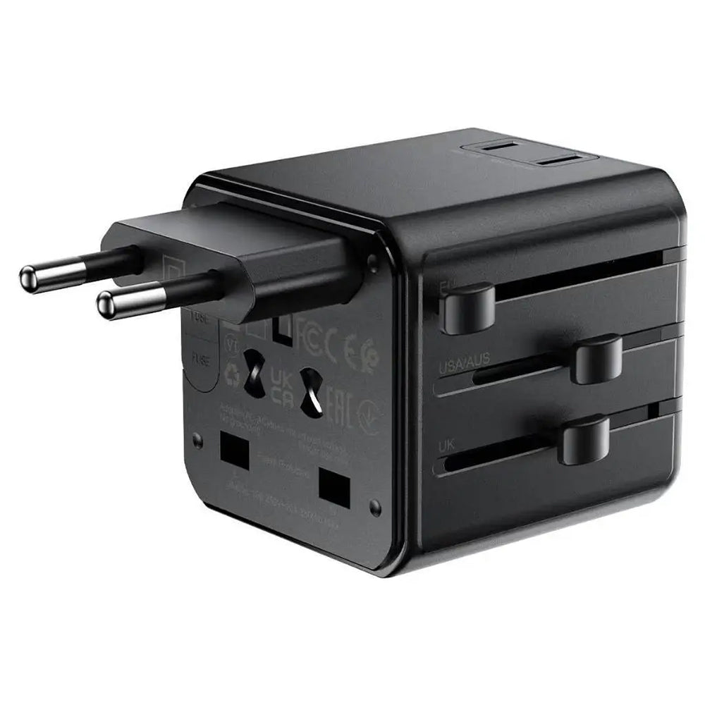 Adaptor Retea Acefast Z11 Travel, Negru