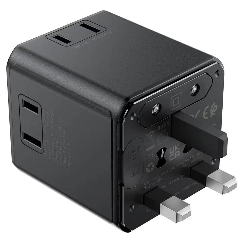 Adaptor Retea Acefast Z11 Travel, Negru