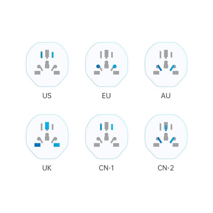 Adaptor Retea Tech-Protect US / UK / AU / FI / CN - Europa, Alb