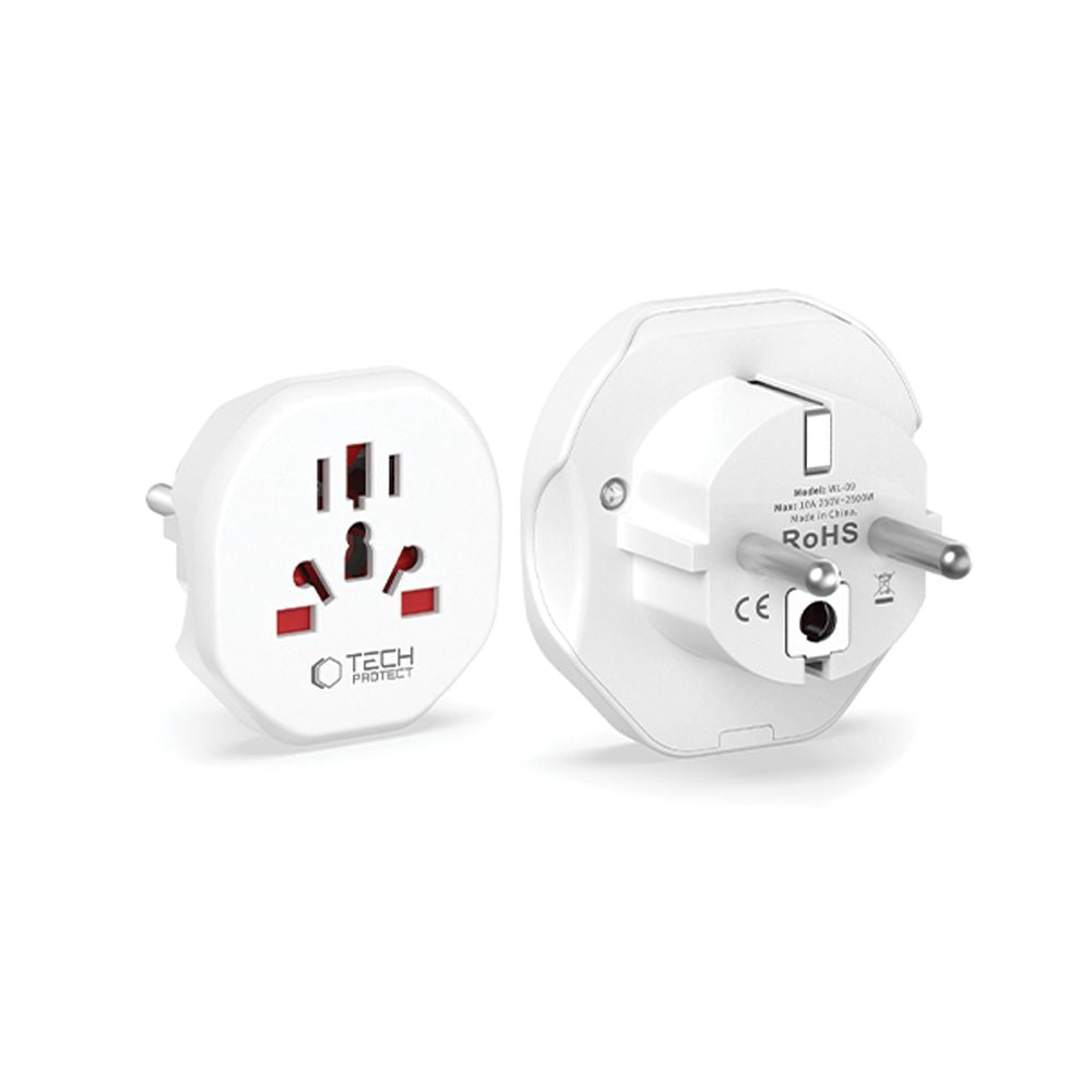 Adaptor Retea Tech-Protect US / UK / AU / FI / CN - Europa, Alb