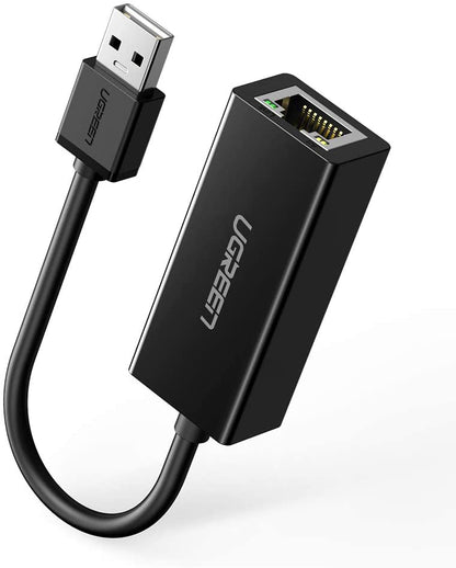 Placa Retea UGREEN CR110, RJ45, USB, Negru
