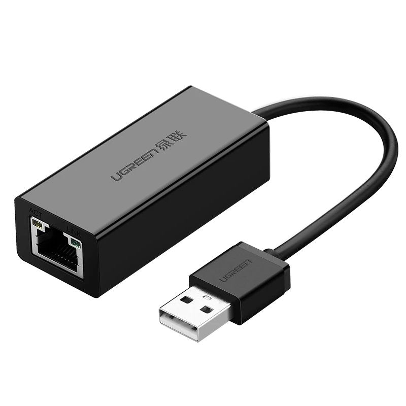Placa Retea UGREEN CR110, RJ45, USB, Negru