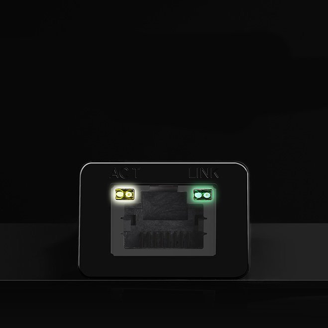 Placa Retea UGREEN CR110, RJ45, USB, Negru