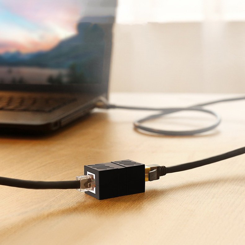 Adaptor Retea UGREEN NW114, RJ45 - RJ45, Negru