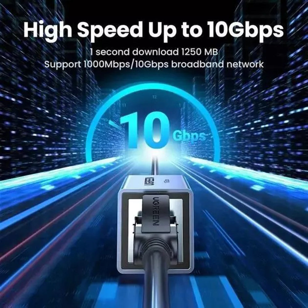 Adaptor Retea UGREEN NW261, RJ45 - RJ45, Negru