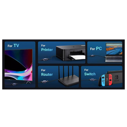 Adaptor Retea UGREEN NW261, RJ45 - RJ45, Negru