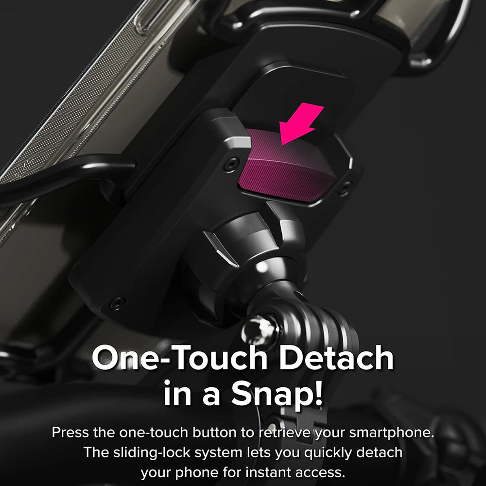 Adaptor Telefon Ringke Quick & Go pentru Suport Bicicleta, Set 2 bucati, Negru